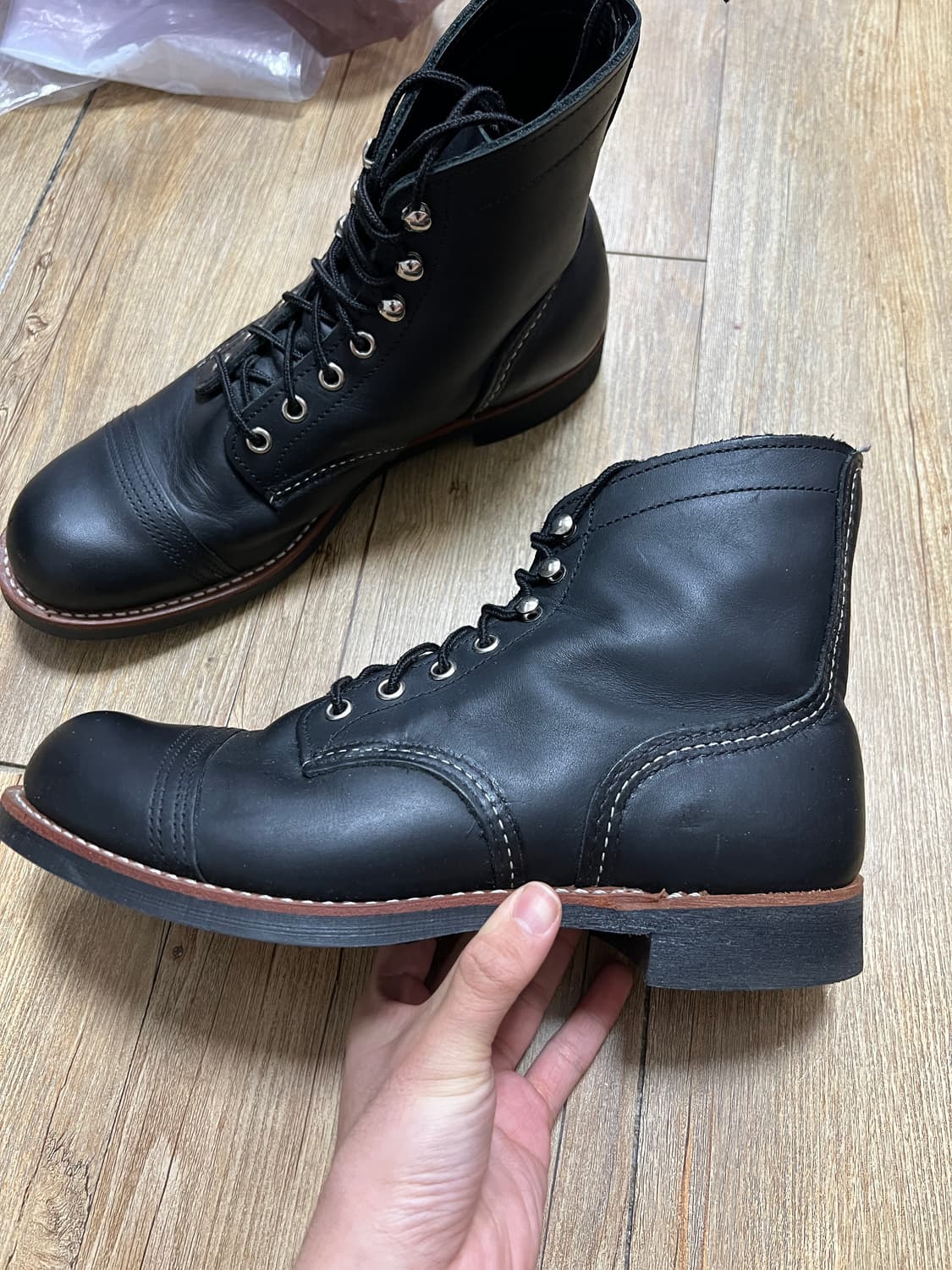 택포32) 레드윙 8084 아이언레인저 블랙하니스 8D 260 상품이미지2