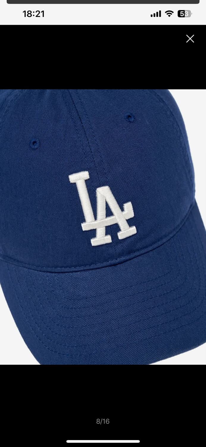 MLB LA볼캡 블루 상품이미지4