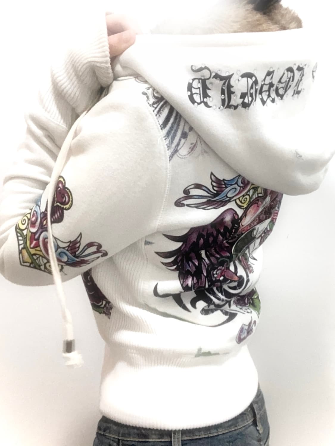 y2k wolf joe hoodie 상품이미지2