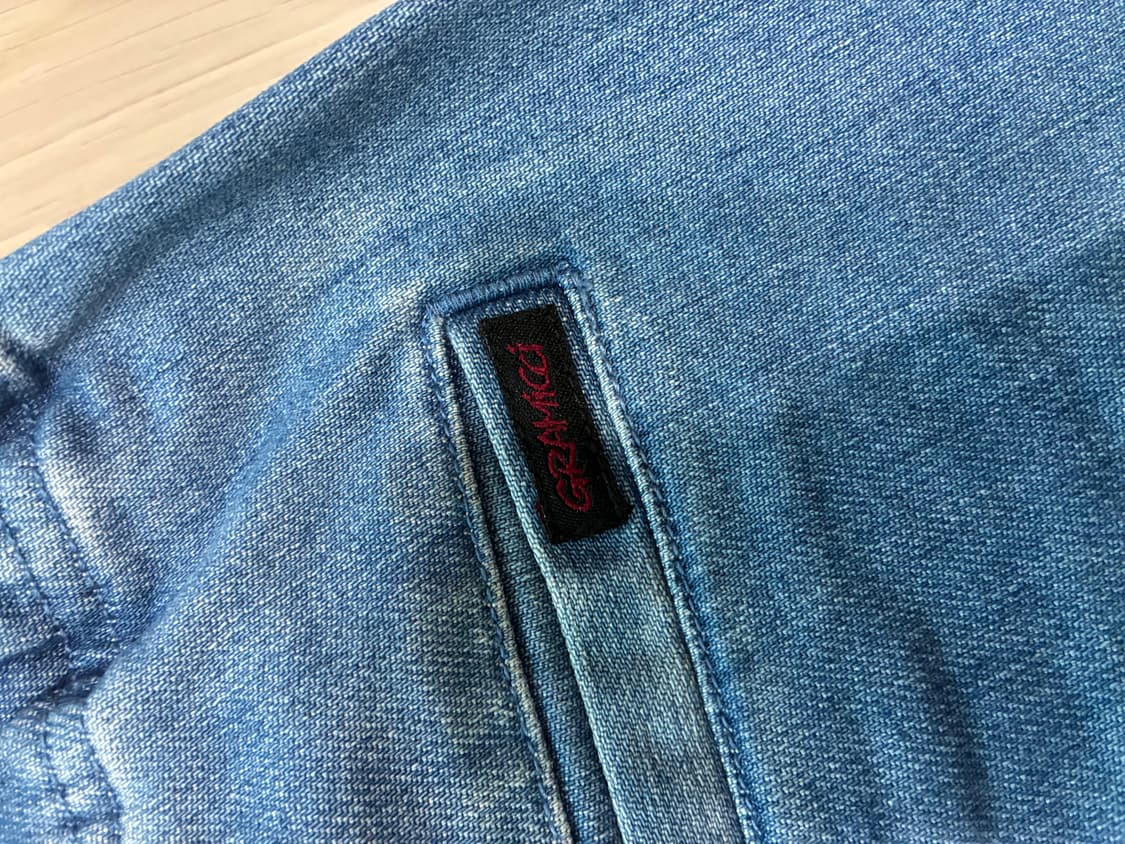 Gramicci × Niko and… 콜라보 데님 테이퍼드 팬츠 M 상품이미지3