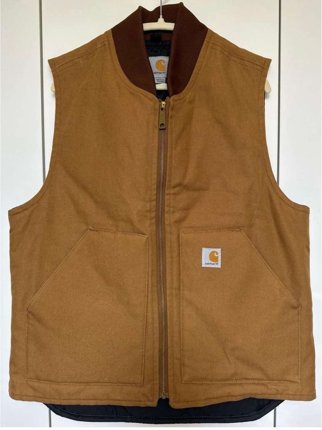 칼하트 브라운 퀼팅 누빔조끼 상품이미지2