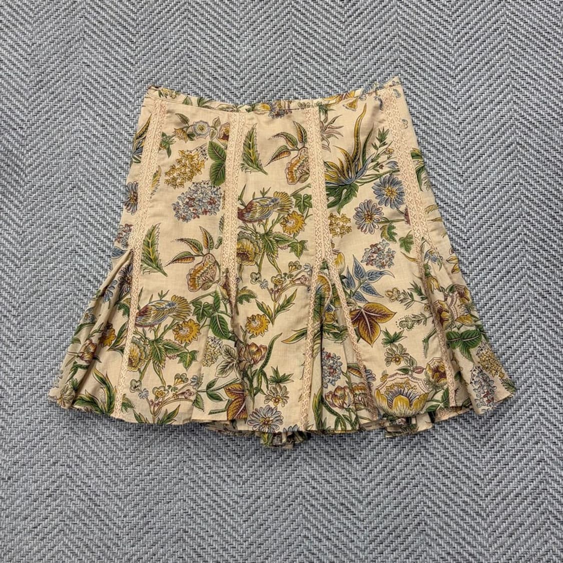 폴로진스 플라워 패턴 스커트 v2573 상품이미지1