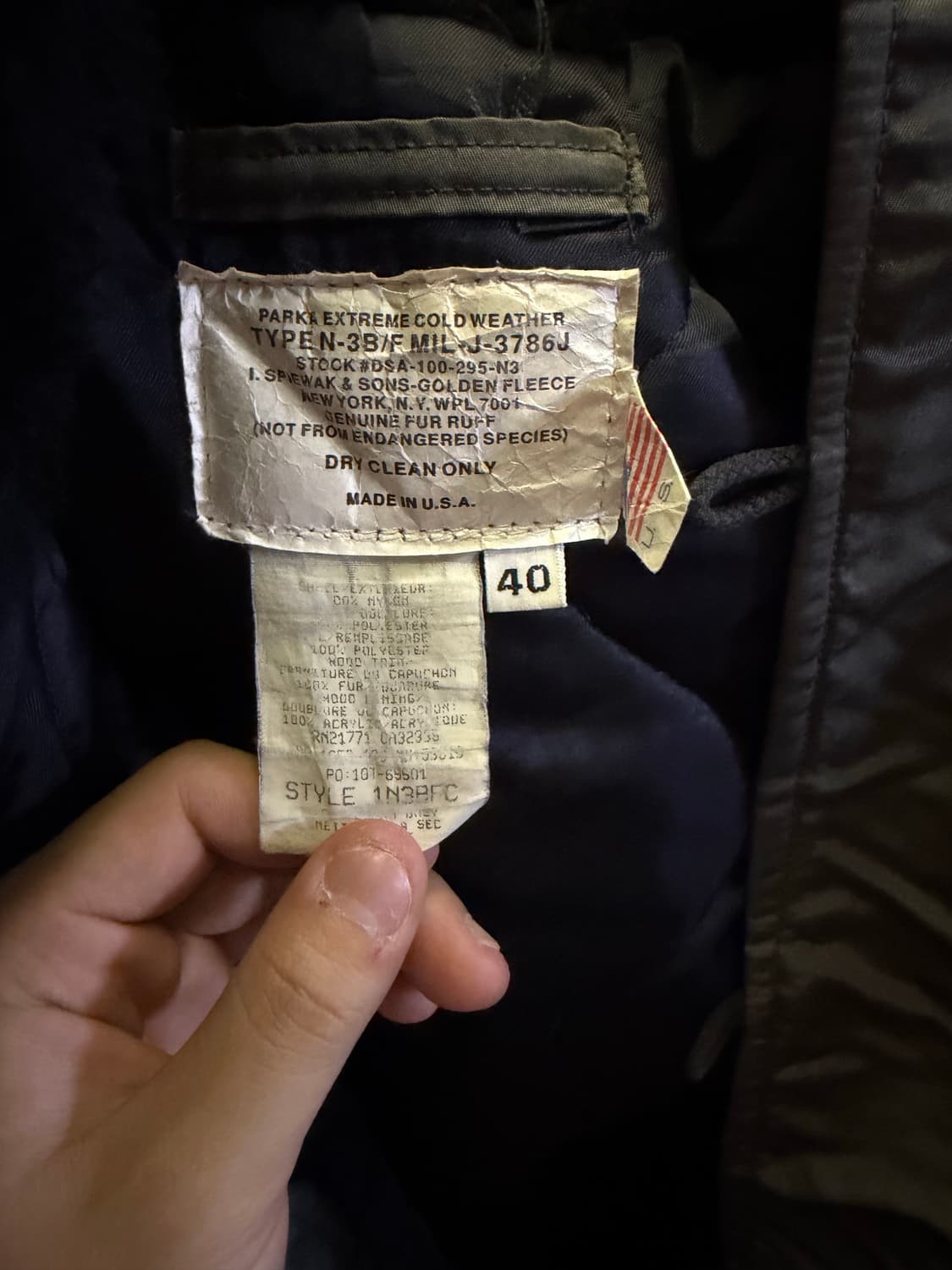 80s 스피왁 오리지날 n3b  상품이미지8