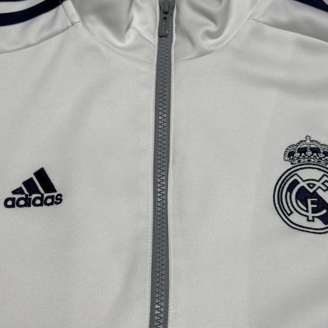 M 아디다스 레알마드리드 네이비라인 화이트 트랙탑 상품이미지7