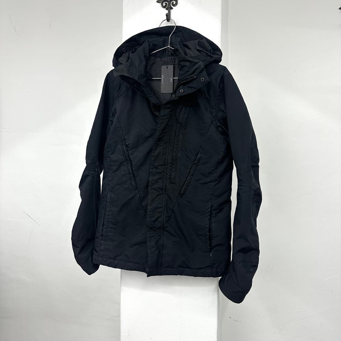 Civilized coated hood curved jacket 상품이미지5