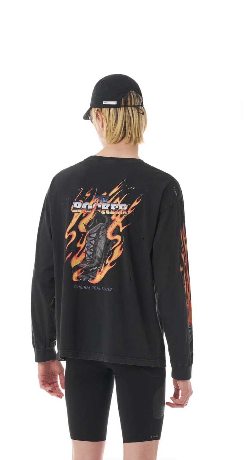 새티스파이 더락커 모스테크 롱 티셔츠 상품이미지6