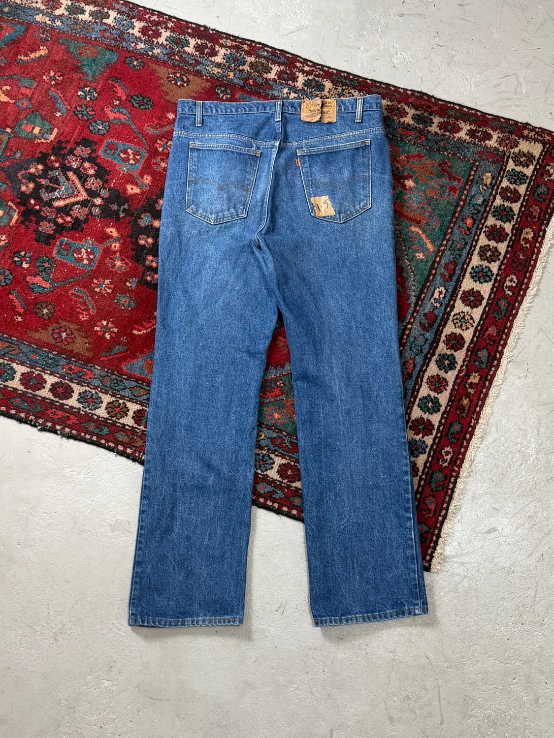80's USA 빈티지 리바이스 517 오렌지탭 부츠컷 상품이미지3