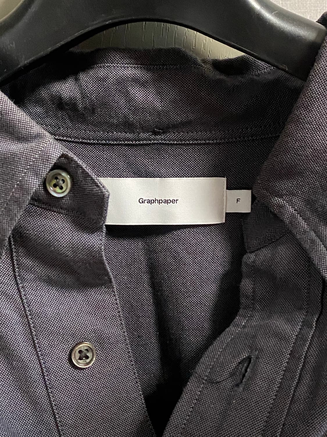 [F] 그라프페이퍼 옥스포드 셔츠 상품이미지2