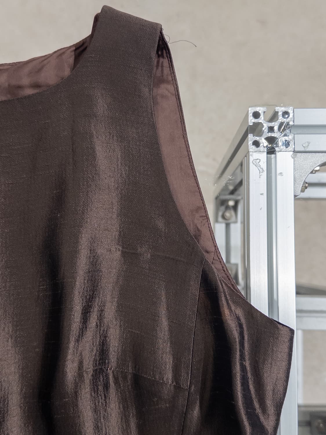 MaxMara Acetate–Silk Sleeveless  Dress 상품이미지4