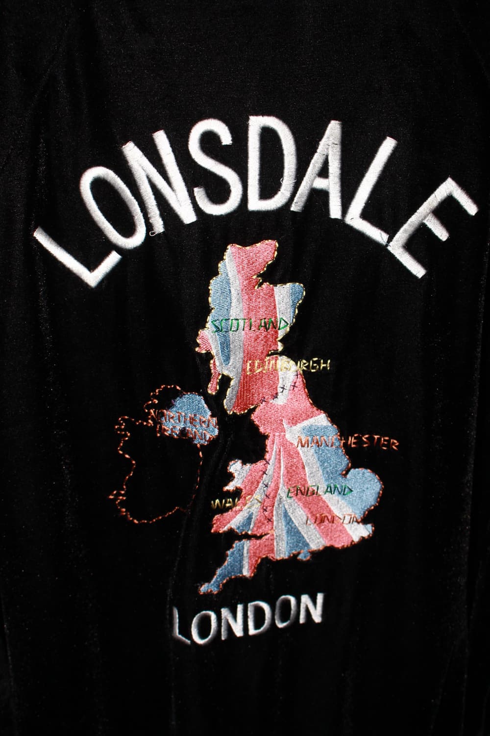 빈티지 루즈핏 벨벳 집업 상품이미지7