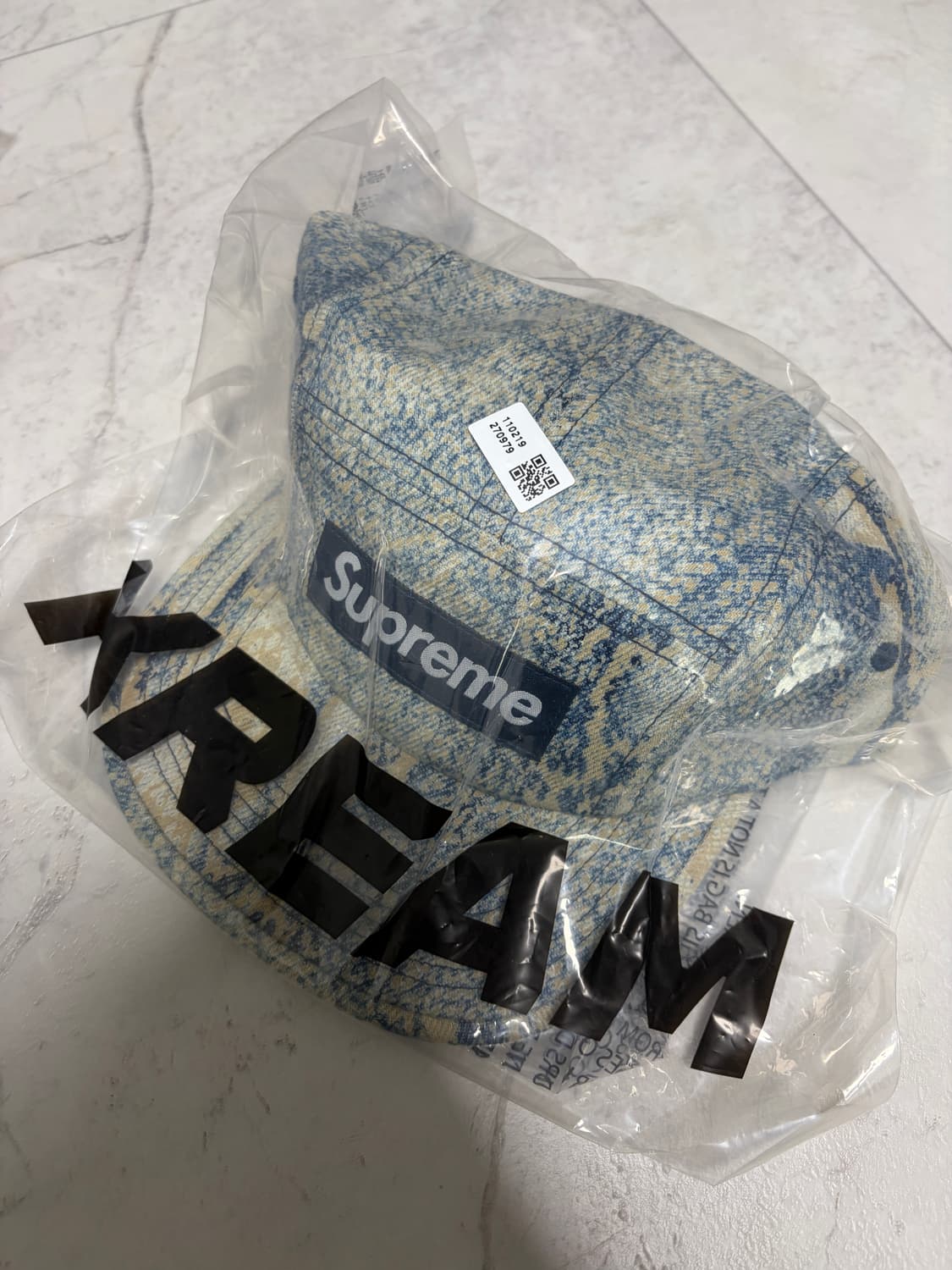 슈프림 데님 캠프캡 스네이크 - 24FW 상품이미지3