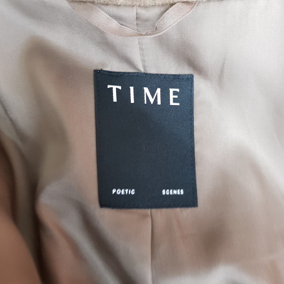 한섬 타임 TIMI 2022핸드메이드 캐시미어 후드 벨트 코트 F사이즈 상품이미지8
