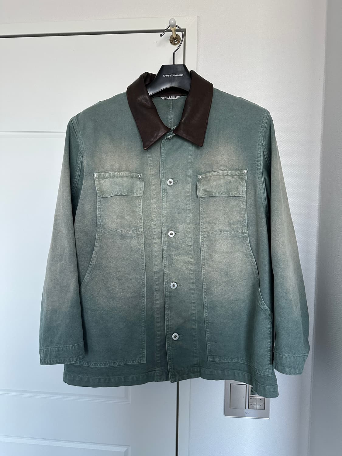 오라리 25ss organic cotton duck blouson 상품이미지2