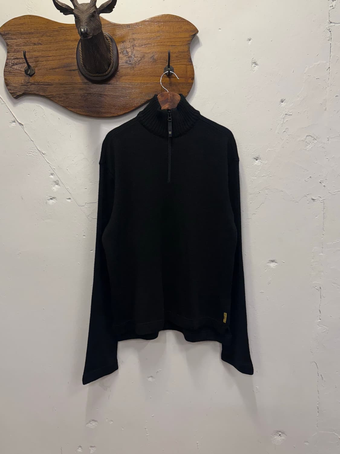 M) Italy Armani Jeans Half Zip Knit Swea 상품이미지1