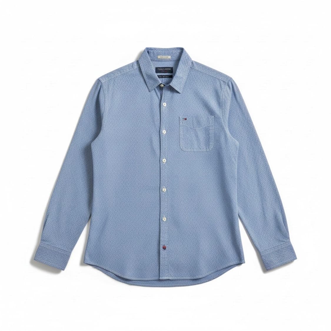 Tommy Hilfiger 타미힐피거 블루 긴팔 셔츠 상품이미지1