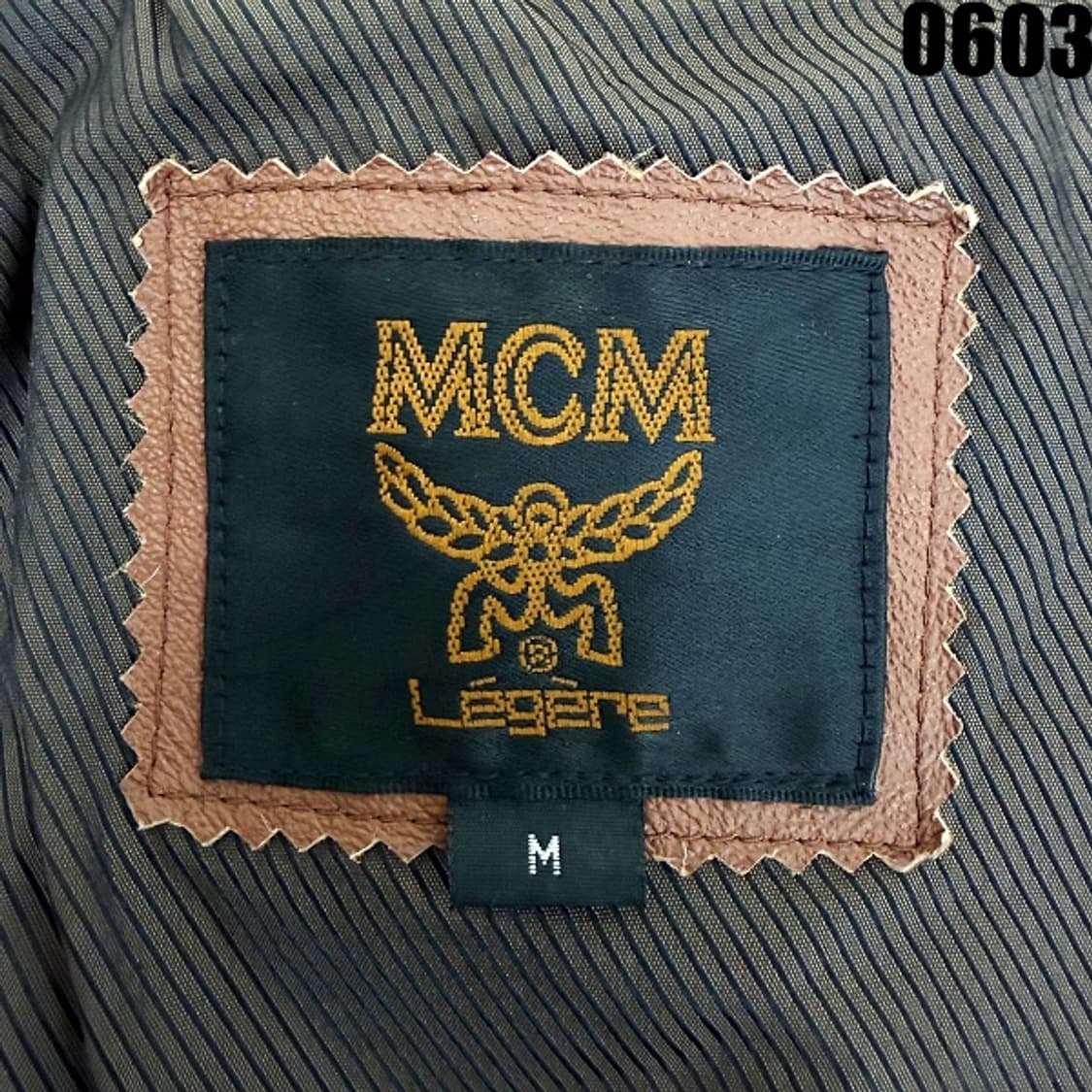 MCM 소가죽 패딩 자켓 M 0603 상품이미지5