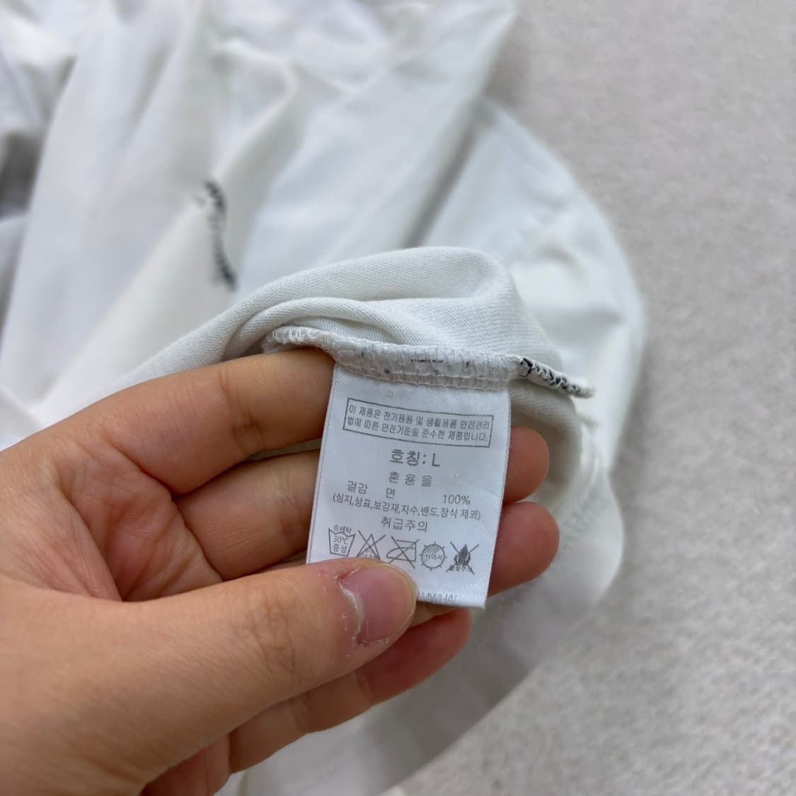 L 그루브라임 스몰로고 반팔 티셔츠 0410E 상품이미지4