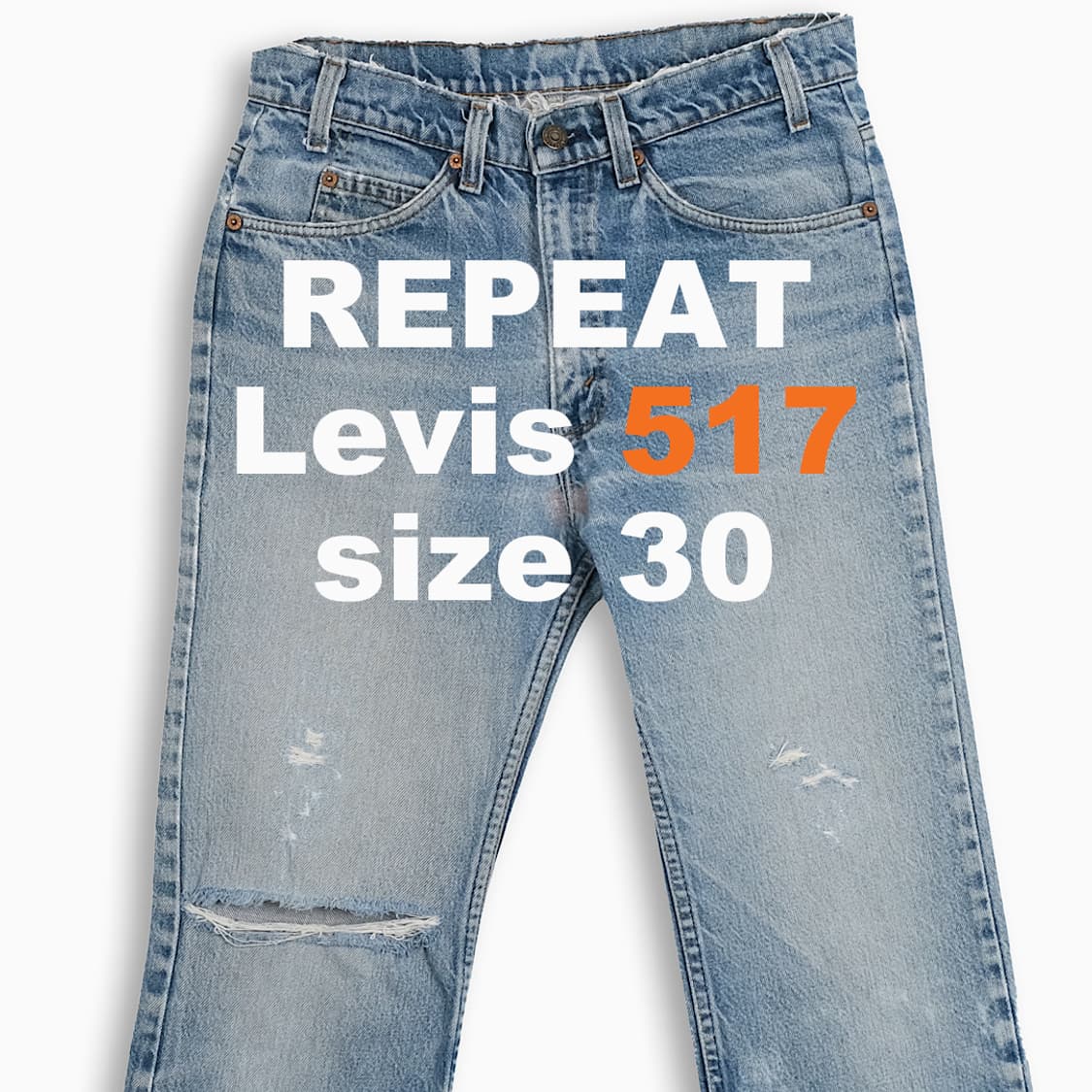 리바이스 517 오렌지탭 연청 80s USA 30인치 OR5173276 상품이미지1