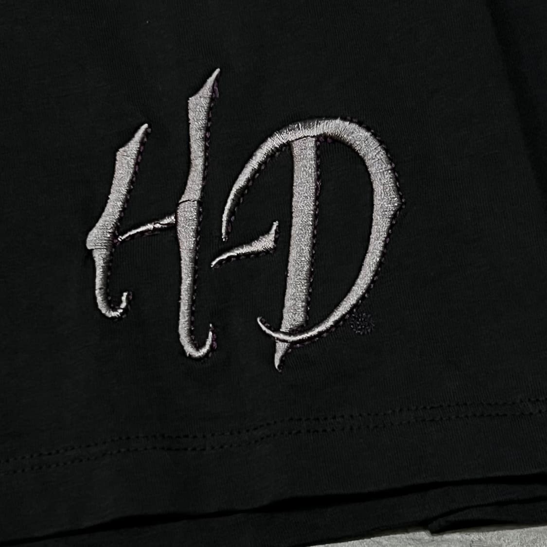  할리데이비슨 스컬 펀칭 긴팔티 y15134 상품이미지4