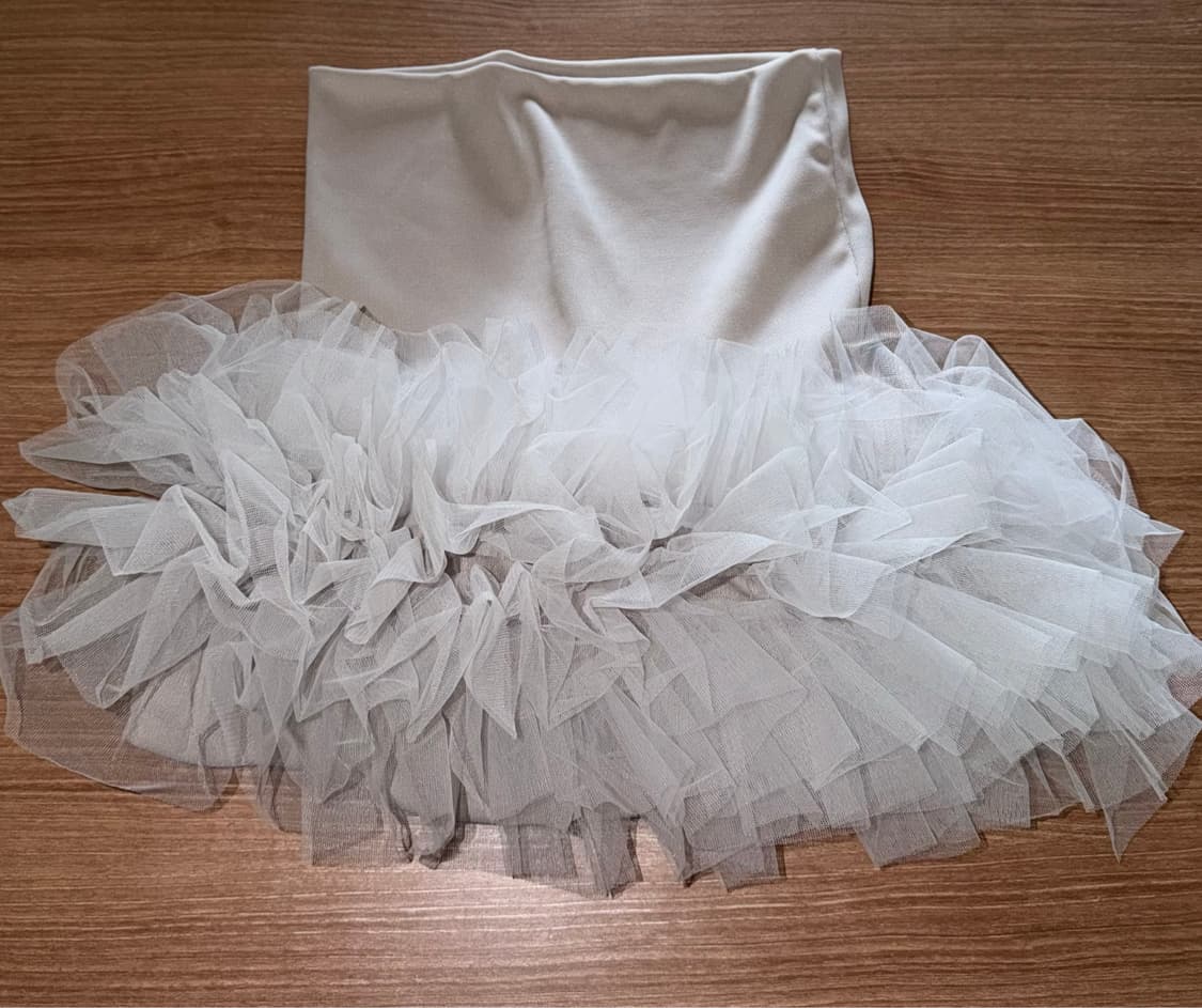 샵페어리 튤스커트  jersey volume tulle skirt  상품이미지2