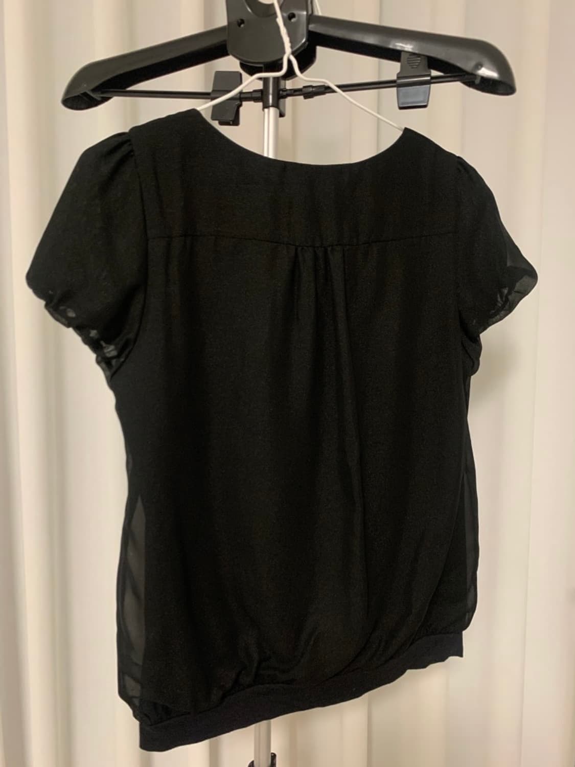 블랙프릴로걀블라우스 고딕반팔공겜여주고스로리히메갸루펑크리즈리사로리타엑시즈팜 상품이미지3