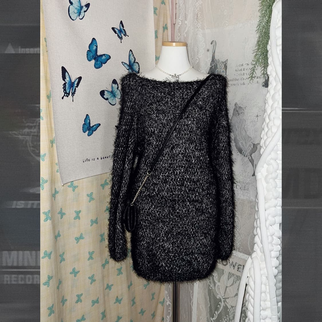 블랙 오레오 퍼 니트 상품이미지6