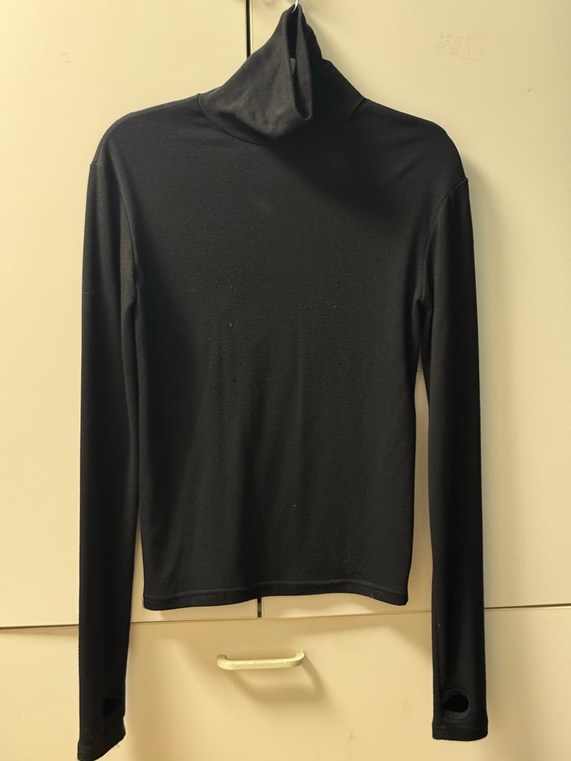 일본빈티지 목폴라긴팔티 상품이미지1