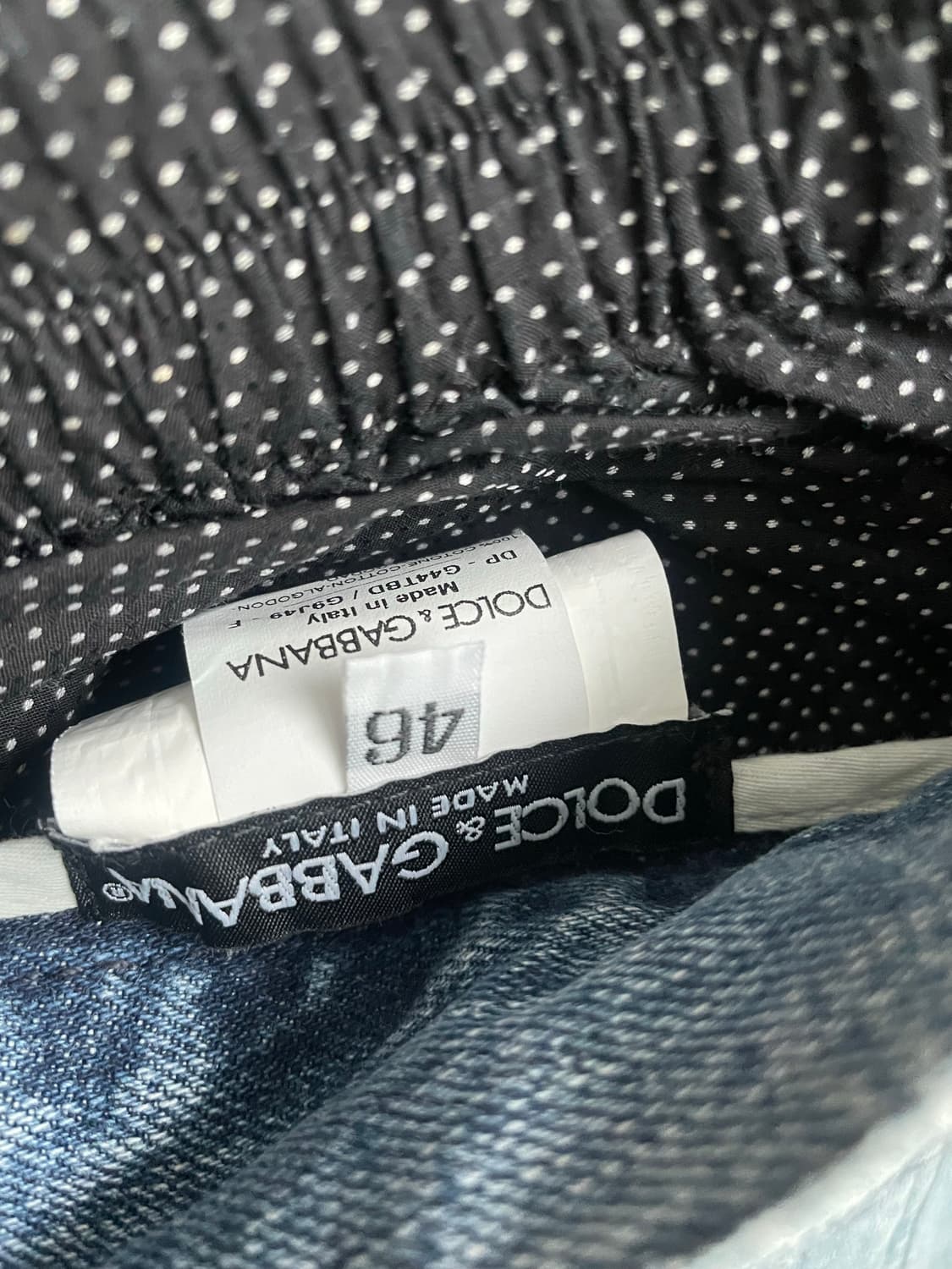 돌체앤가바나 트렁크 레이어드 데님 팬츠 상품이미지8