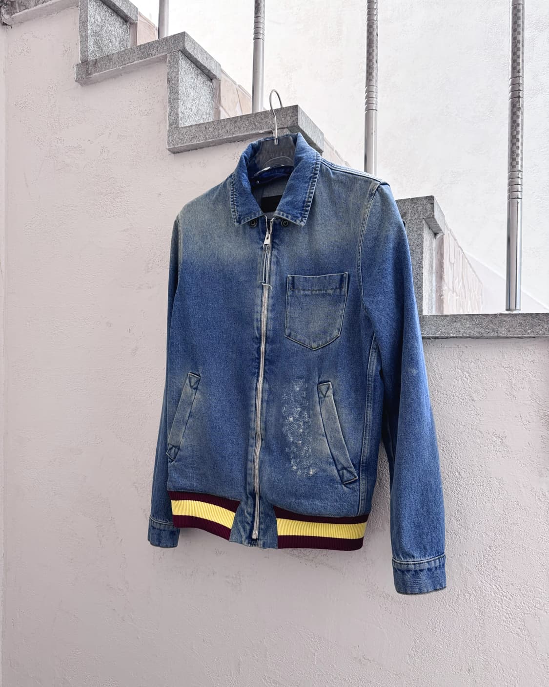 JW Anderson 리브 데님 블루종 상품이미지1