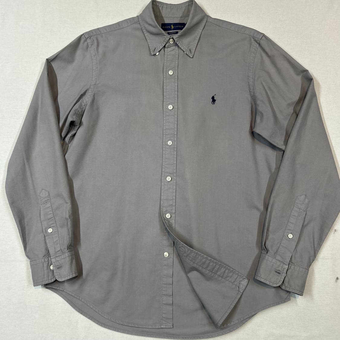 M) 폴로 랄프로렌 클래식핏 가먼트다이 셔츠 큐알탭 신형 상품이미지2