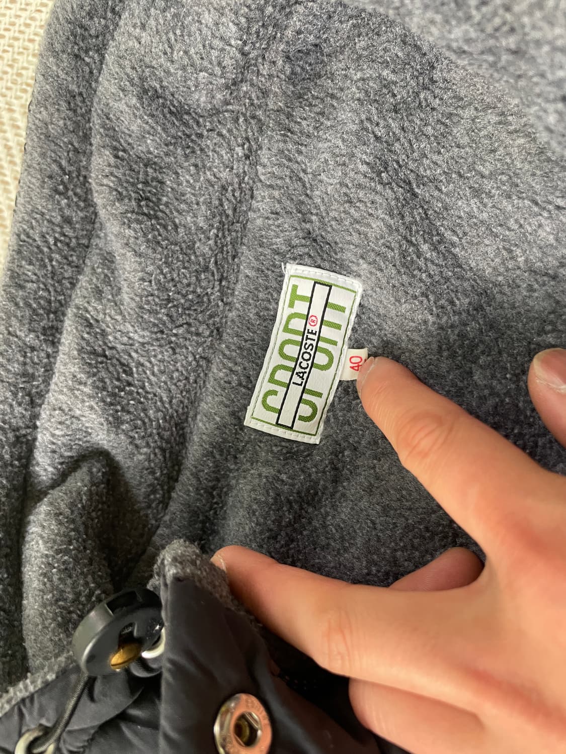 라코스테 플리스 라이닝 점퍼 J03516 상품이미지3