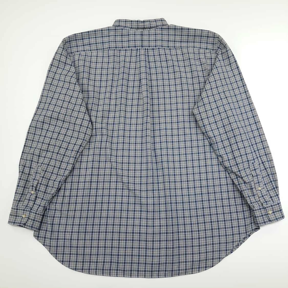 CN875 2XLT 폴로 랄프로렌 아이스블루 타탄체크 플란넬 셔츠 남방 상품이미지7
