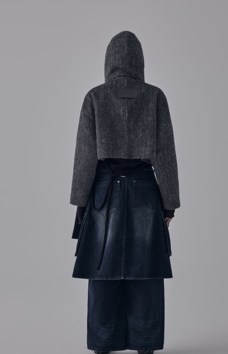 트리밍버드 Hairy Hoddie Muffler Set-up Crop C 상품이미지2