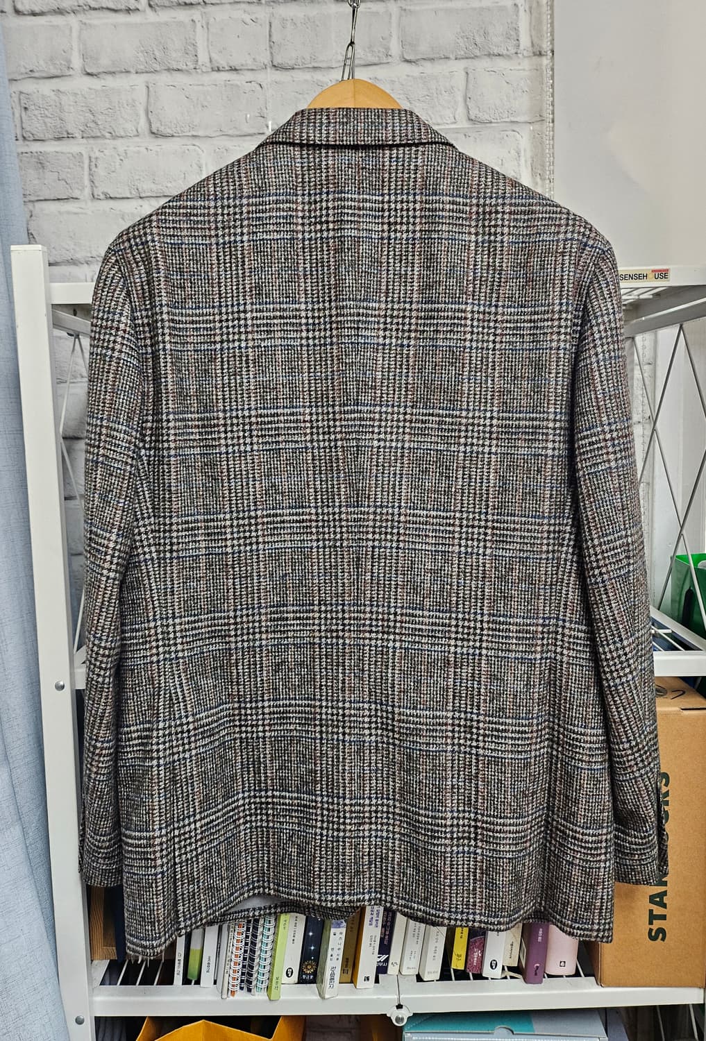 닥스 남성자켓 105 베이비 알파카 싱글 체크자켓 ML89 상품이미지4