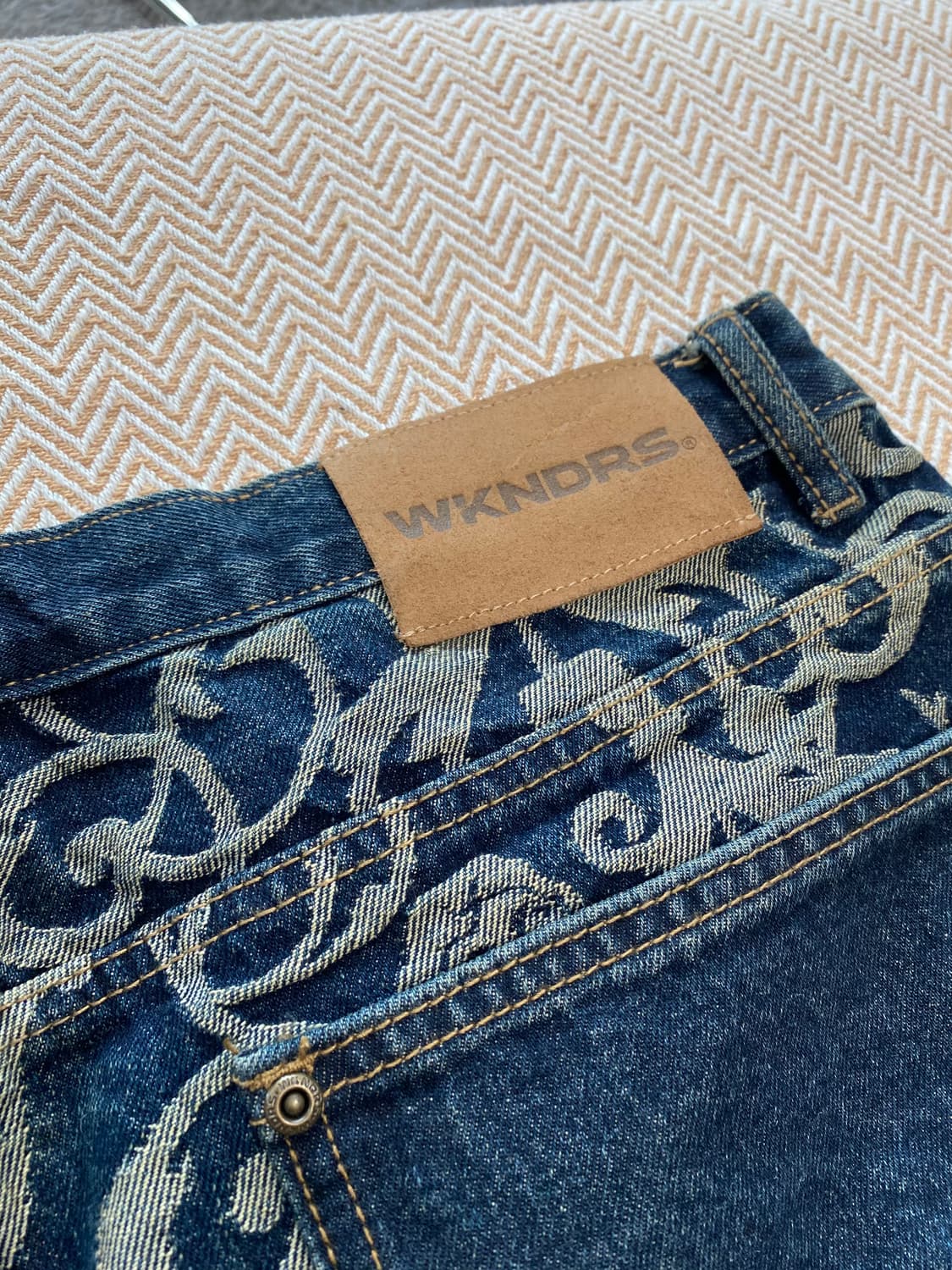 위캔더스 버뮤다 데님 팬츠 반바지 xl 상품이미지5