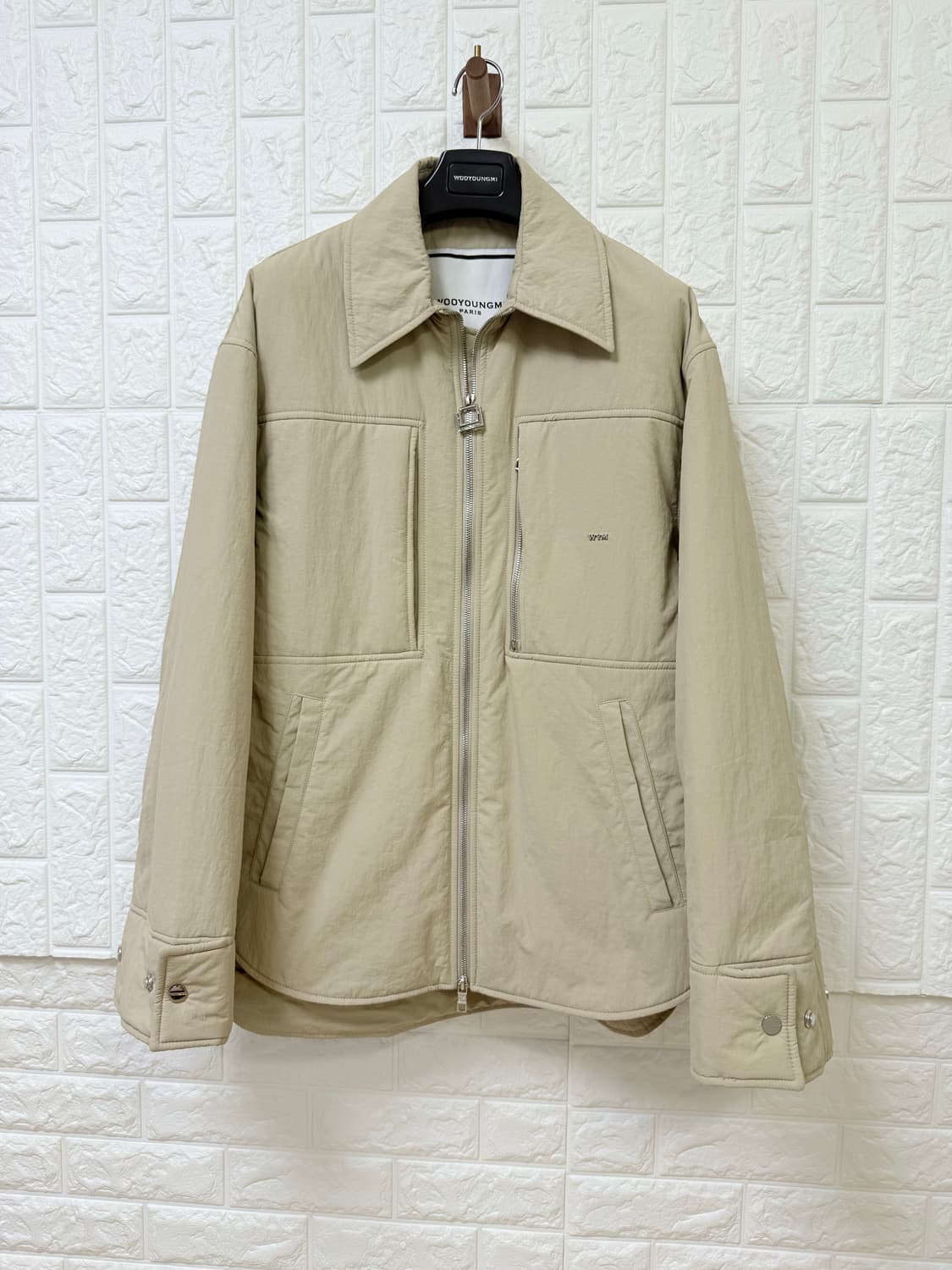 (23FW새상품급) 우영미 나일론 패딩 점퍼 베이지 (46) 상품이미지1