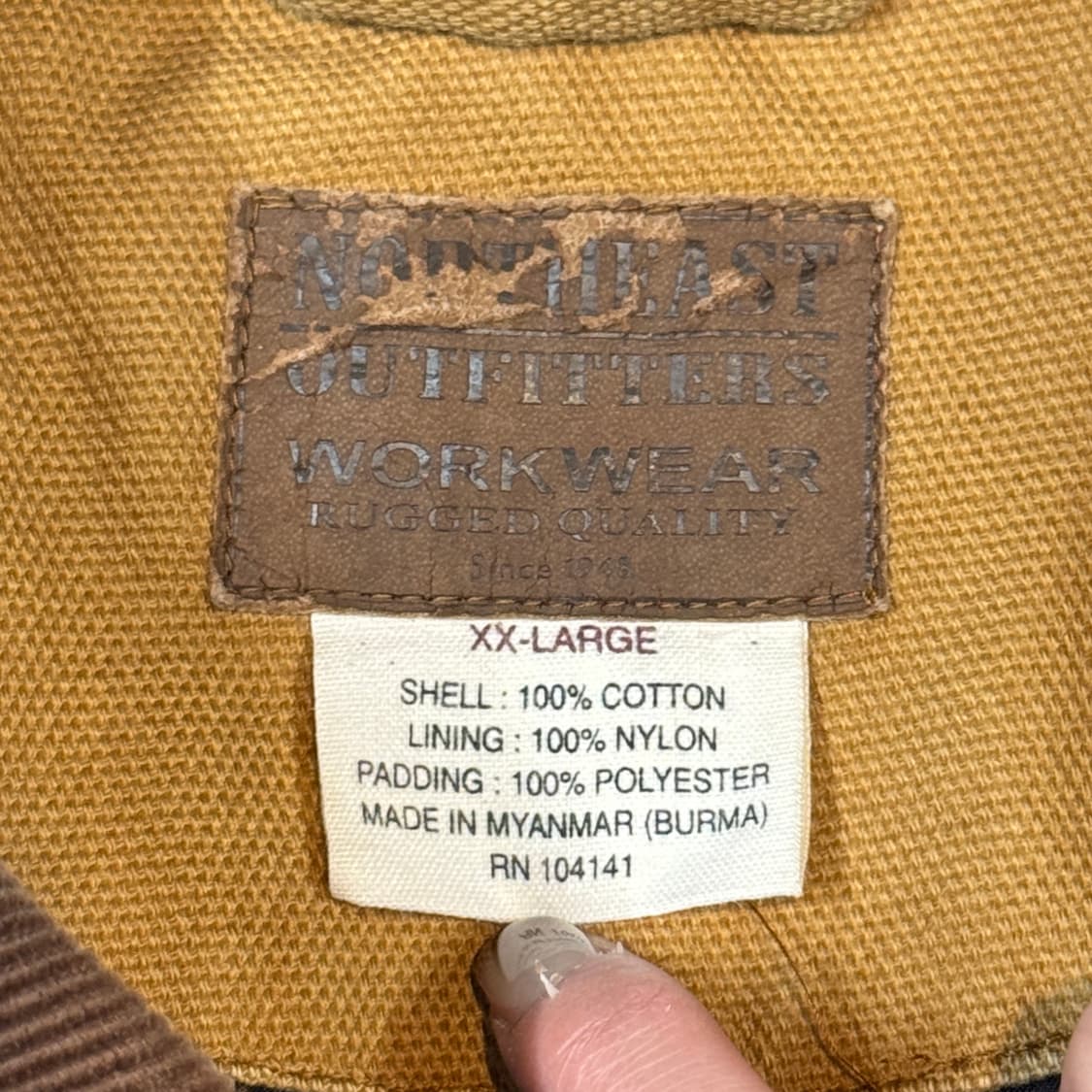 XXL) USA 빈티지 덕캔버스 워크 자켓 상품이미지6