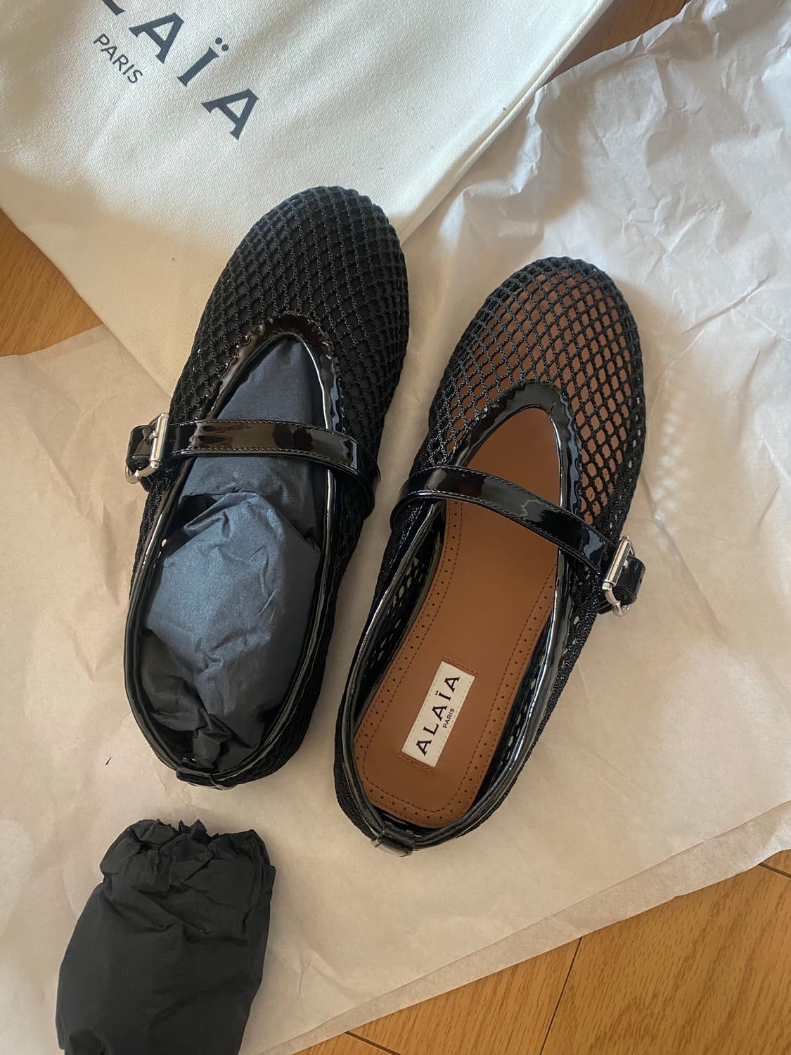 알라이아 피시넷 블랙 37사이즈 정품 새상품 상품이미지1