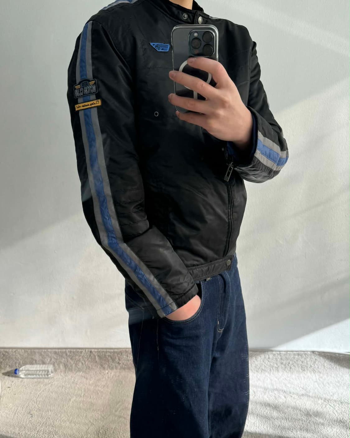 [95] D-Day 00s 빈티지 레이싱 봄버 자켓 상품이미지3