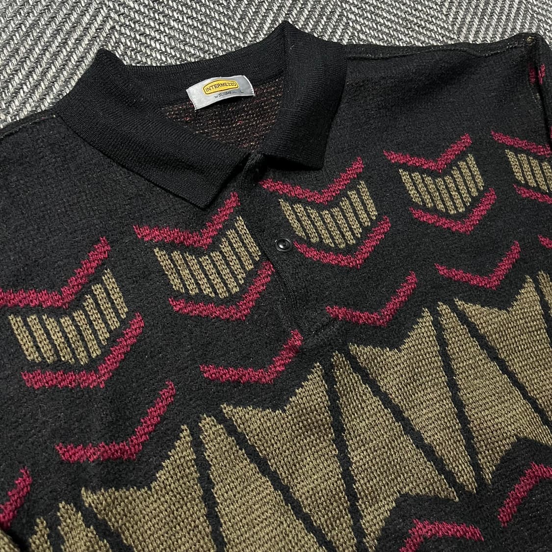 INTERMEZZO 카라 니트 상품이미지3