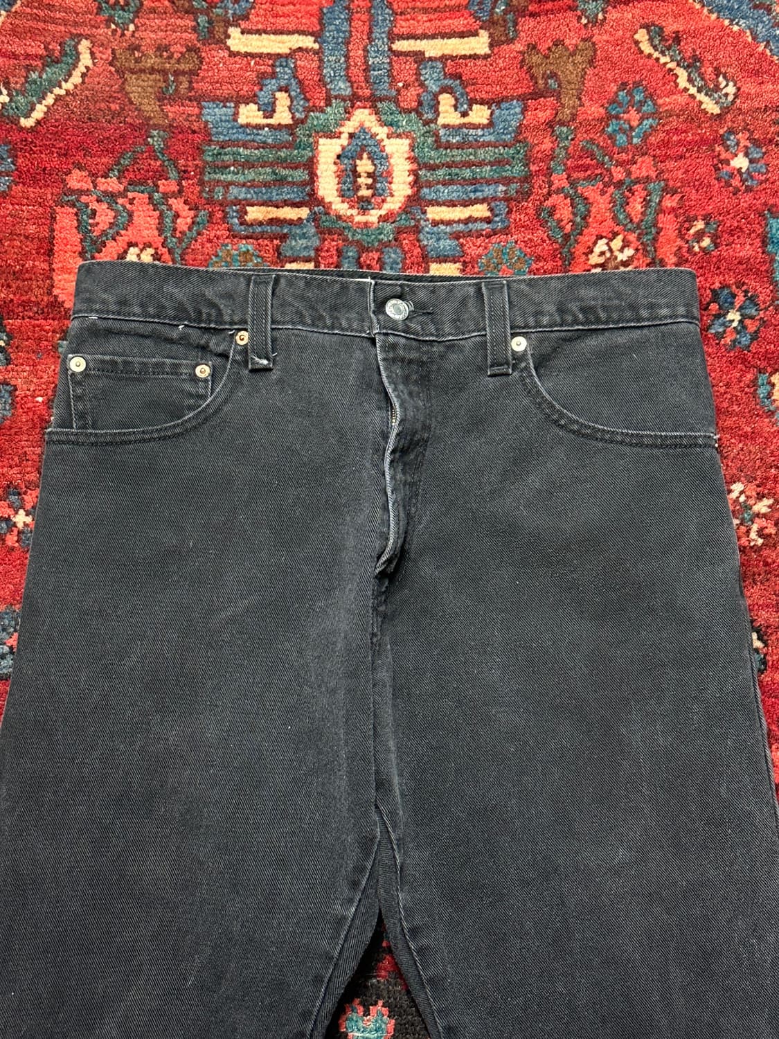 00's 리바이스 517 블랙 부츠컷 플레어진 상품이미지5