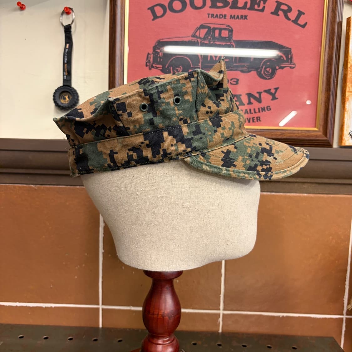 미해병대 USMC MARPAT 유틸리티 캡 오리지널 Medium 상품이미지3