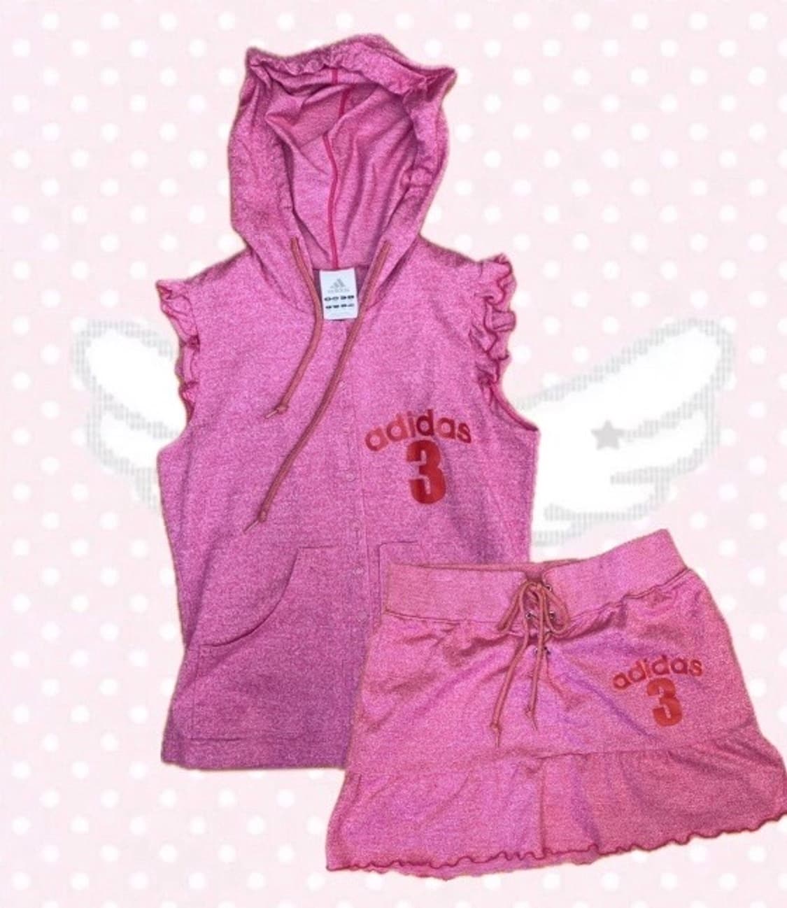 아디다스 레이스 프릴 셋업 상품이미지1