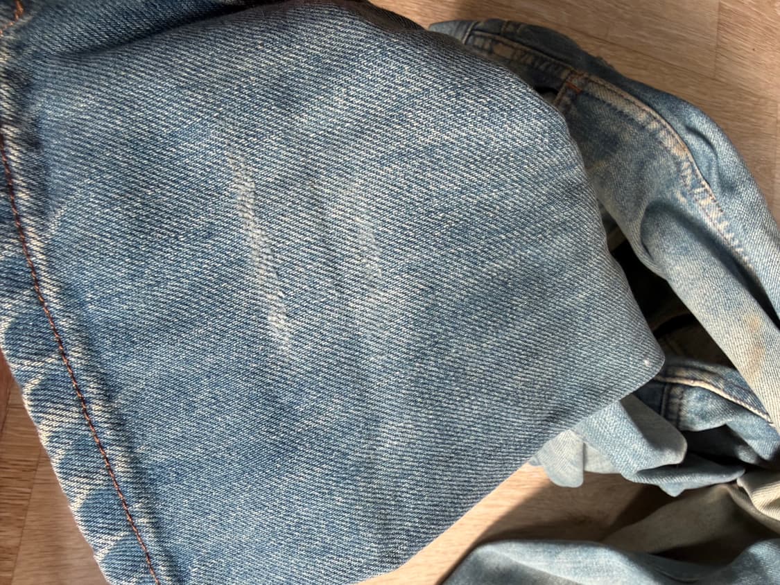 구찌 밑단 웹 디테일 데님 청바지 33사이즈 30인치 상품이미지10