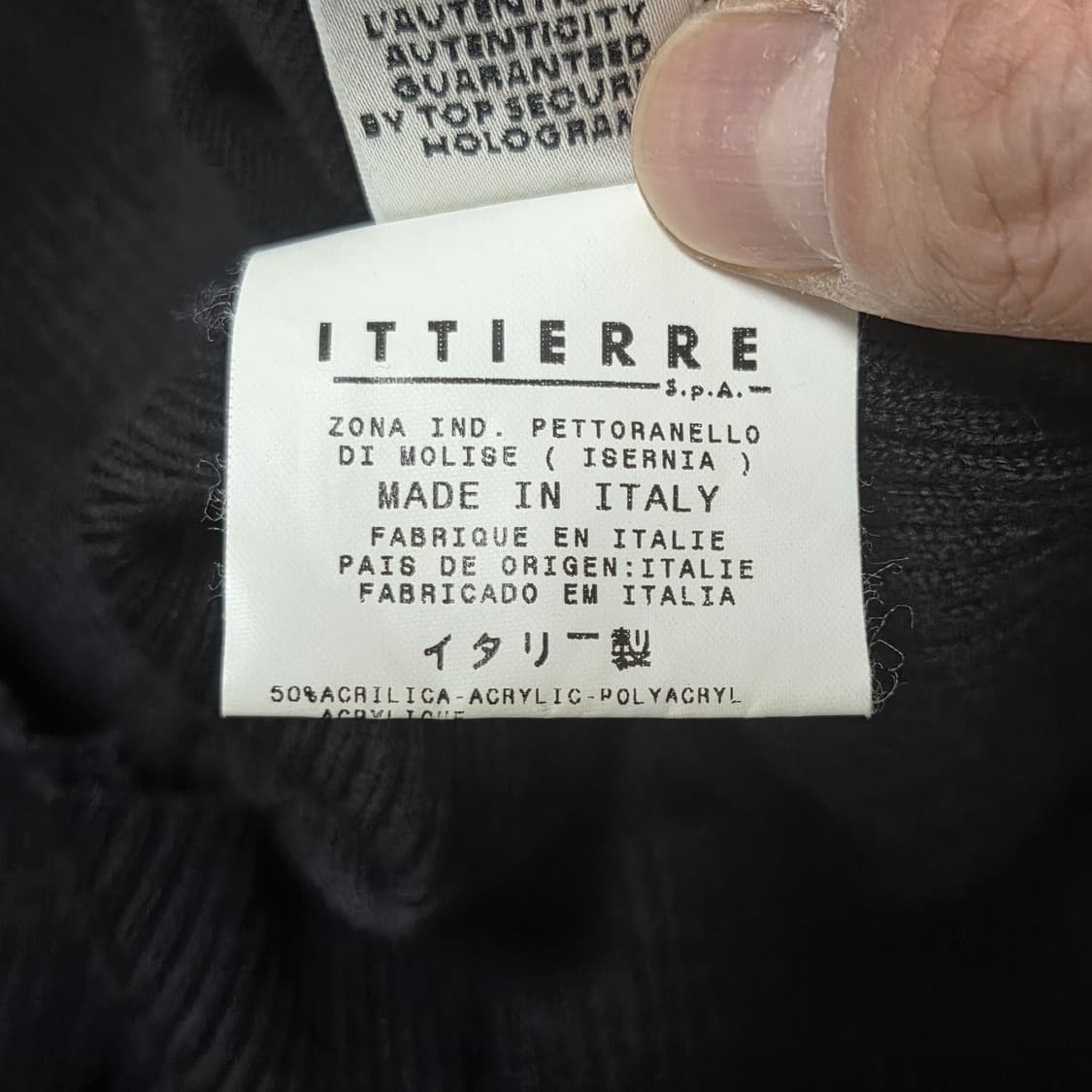 Dolce & Gabbana 돌체앤가바나 블랙 아크릴 울 터틀넥 니트 상품이미지5