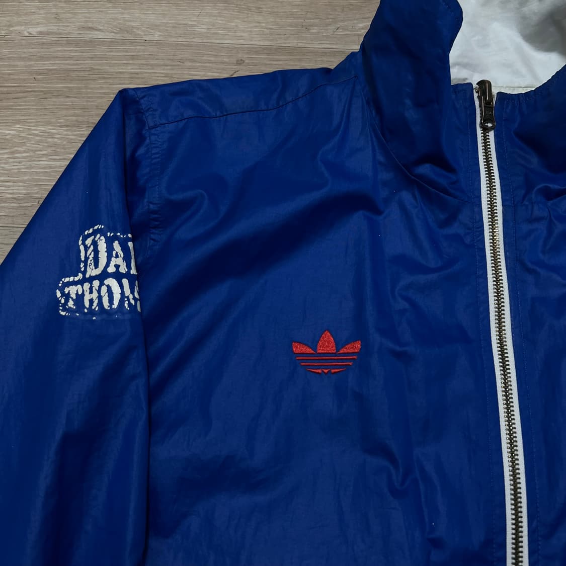 아디다스 데일리 톰슨 리버시블 바람막이 자켓 [블루/화이트] XL/105 상품이미지6