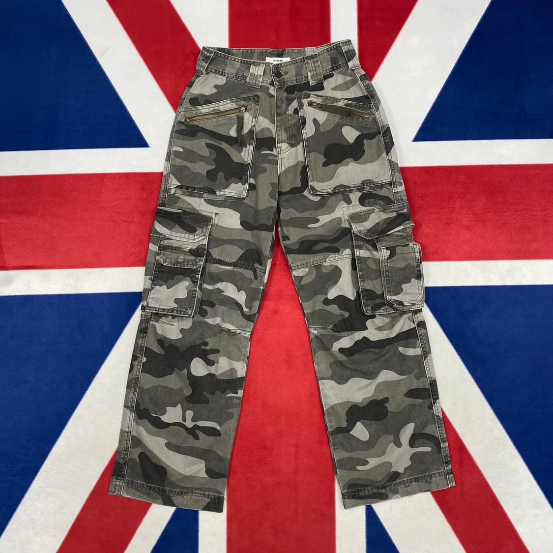 빈티지 카모 카고팬츠 XS  상품이미지1