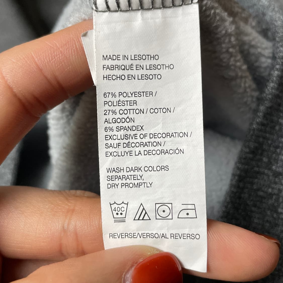 IZOD 아이자드 빈티지 그레이 코튼 맨투맨 A00529 상품이미지9