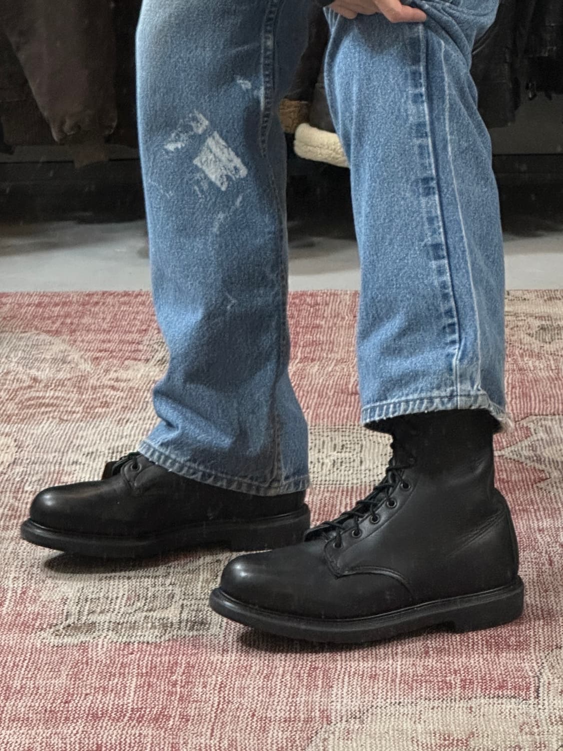 *데드스탁*90's USA Made 레드윙 워크 부츠 컴뱃 부츠 상품이미지2