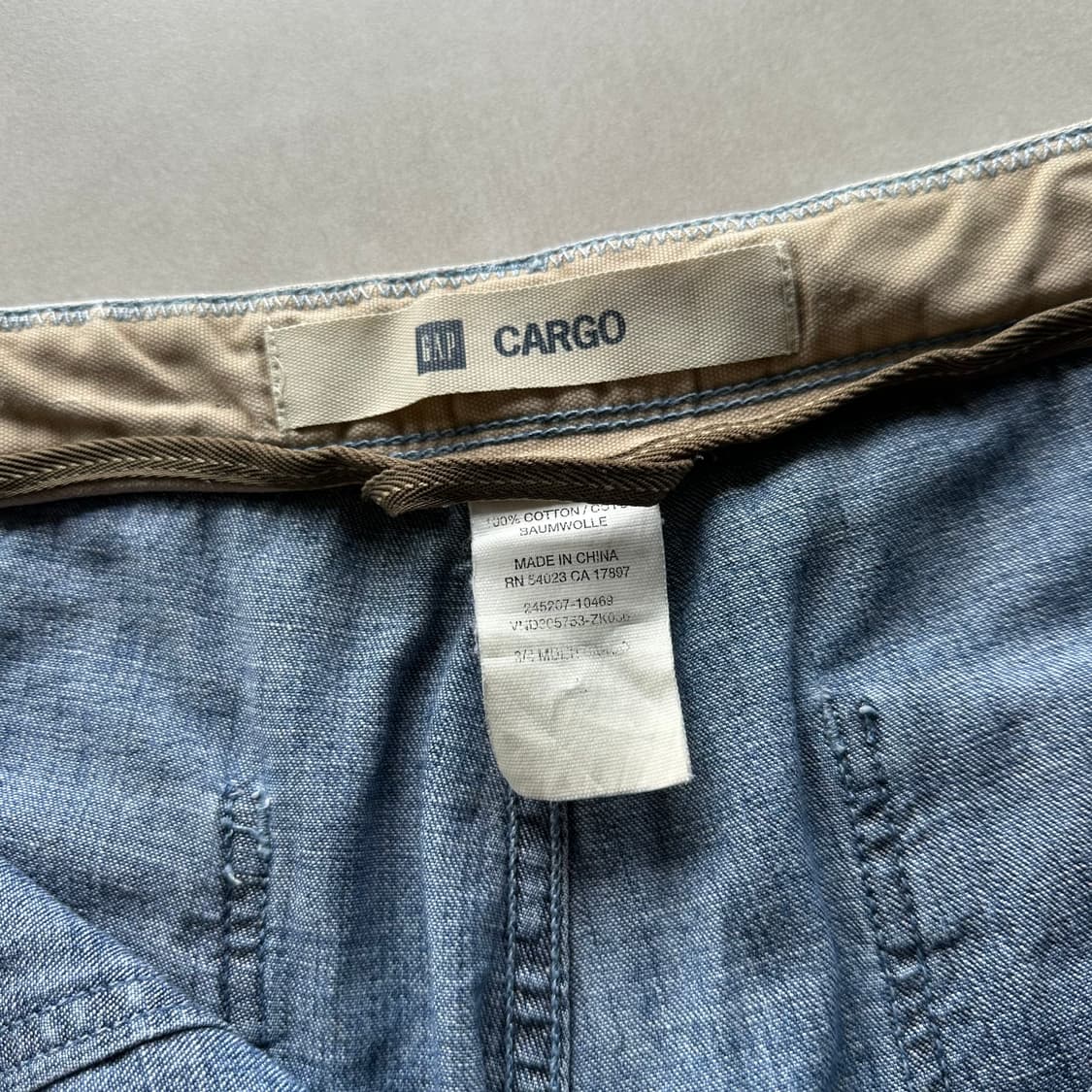 [L]갭 GAP 버뮤다 카고 데님 팬츠 상품이미지8